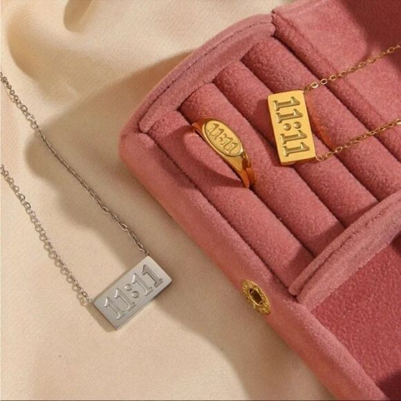 ⭐️ NEW 11:11 Spiritual Chain Necklace Silver or Gold Necklaces - Picture 7 of 10